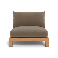 Pacific Teak Armless Single