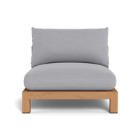 Pacific Teak Armless Single