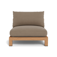 Pacific Teak Armless Single
