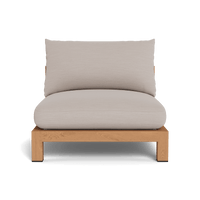 Pacific Teak Armless Single