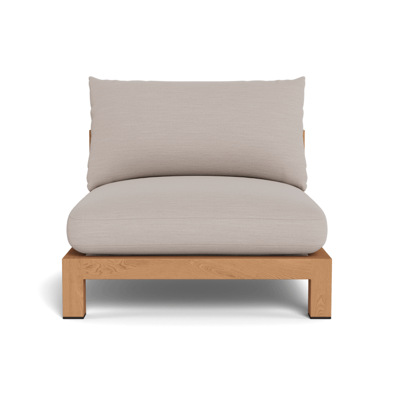 Pacific Teak Armless Single