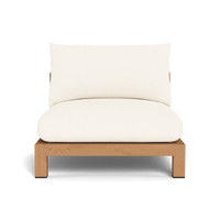 Pacific Teak Armless Single