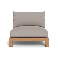 Pacific Teak Armless Single