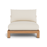Pacific Teak Armless Single