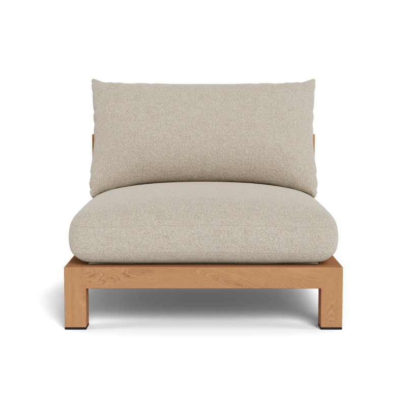 Pacific Teak Armless Single