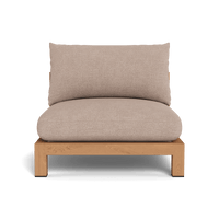 Pacific Teak Armless Single