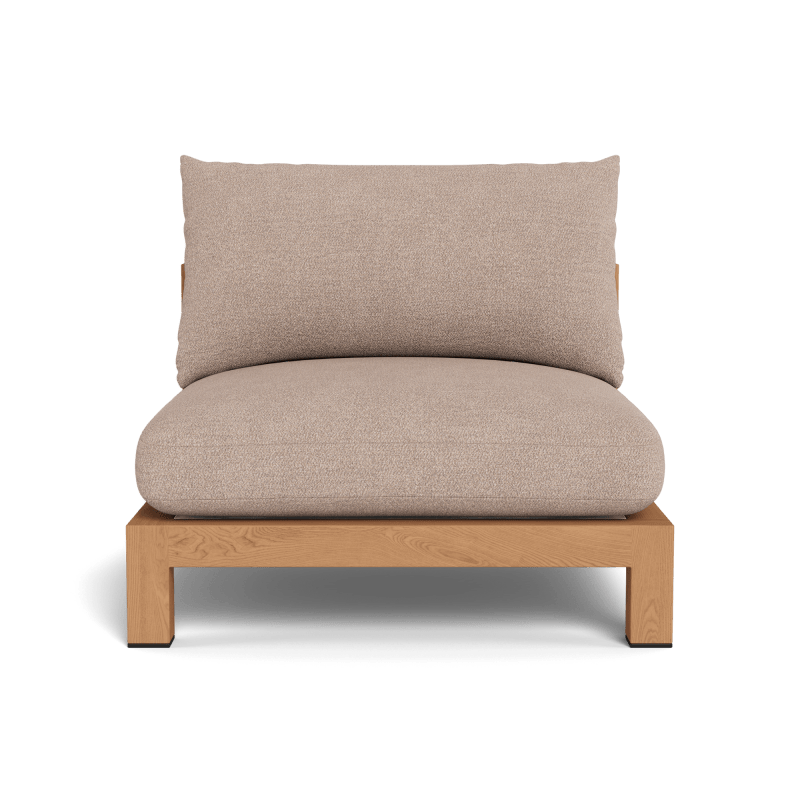 Pacific Teak Armless Single