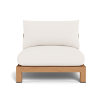 Pacific Teak Armless Single