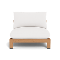 Pacific Teak Armless Single