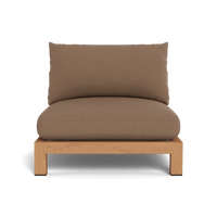 Pacific Teak Armless Single