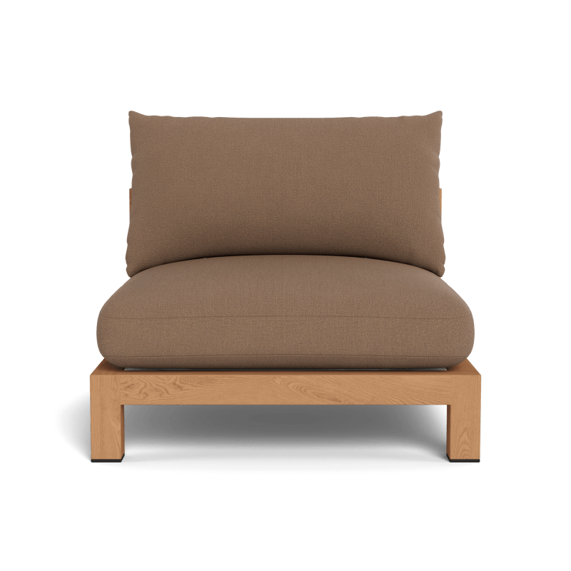 Pacific Teak Armless Single