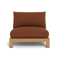 Pacific Teak Armless Single