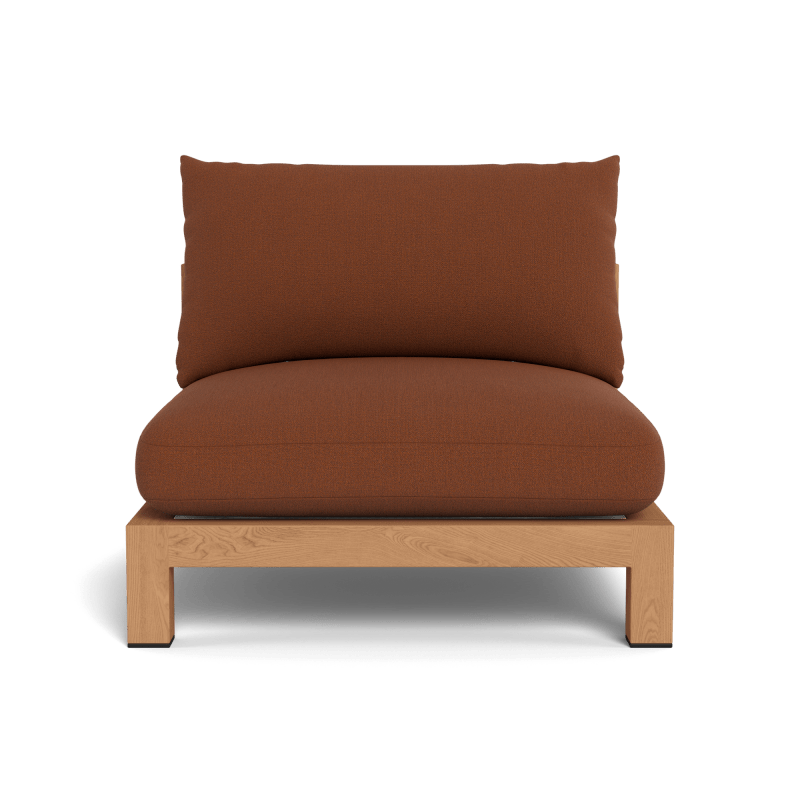 Pacific Teak Armless Single