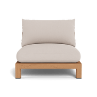 Pacific Teak Armless Single