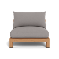 Pacific Teak Armless Single