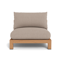 Pacific Teak Armless Single