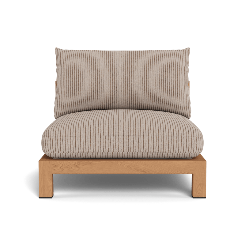 Pacific Teak Armless Single