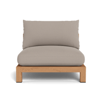 Pacific Teak Armless Single