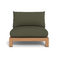 Pacific Teak Armless Single