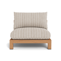 Pacific Teak Armless Single
