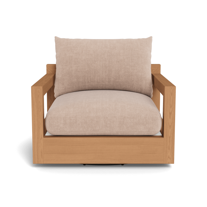 Pacific Teak Swivel Lounge Chair