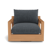 Pacific Teak Swivel Lounge Chair