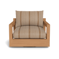 Pacific Teak Swivel Lounge Chair