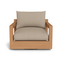 Pacific Teak Swivel Lounge Chair