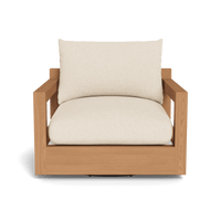 Pacific Teak Swivel Lounge Chair