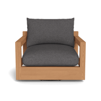 Pacific Teak Swivel Lounge Chair