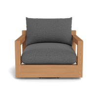 Pacific Teak Swivel Lounge Chair