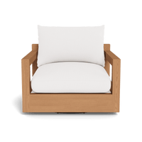 Pacific Teak Swivel Lounge Chair