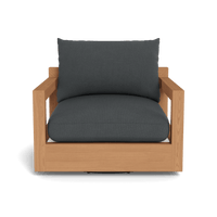 Pacific Teak Swivel Lounge Chair