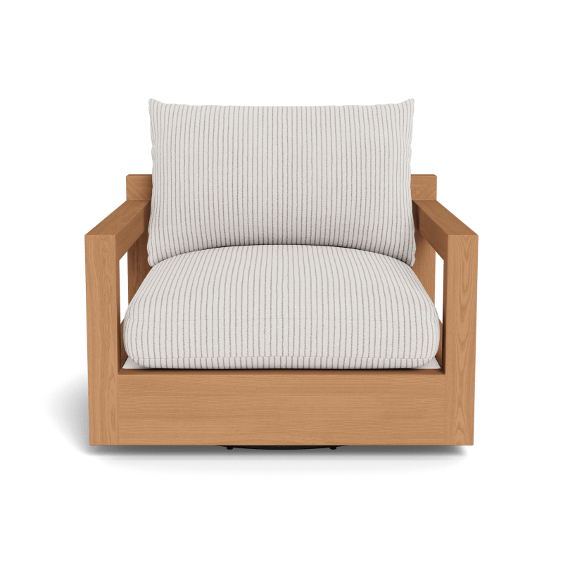 Pacific Teak Swivel Lounge Chair