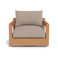 Pacific Teak Swivel Lounge Chair