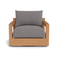 Pacific Teak Swivel Lounge Chair