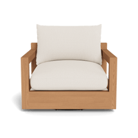 Pacific Teak Swivel Lounge Chair
