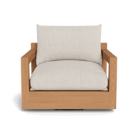 Pacific Teak Swivel Lounge Chair