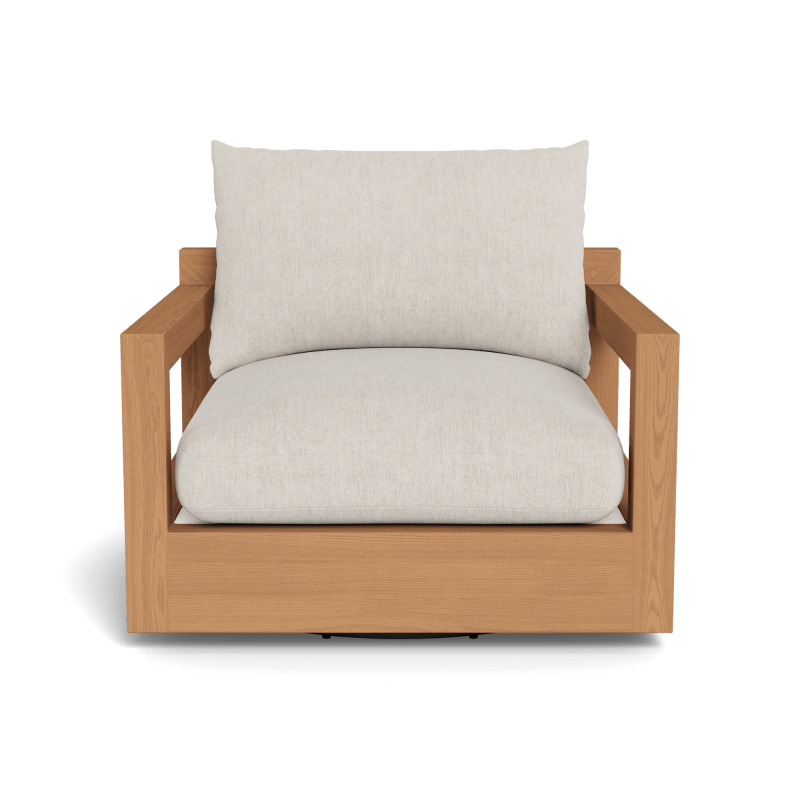Pacific Teak Swivel Lounge Chair