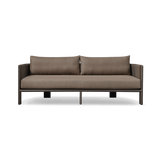 Palm Beach Aluminum 2 Seat Sofa | Aluminum Asteroid, Copacabana Midnight, Rope Dark Grey