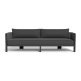 Palm Beach Aluminum 3 Seat Sofa | Aluminum Asteroid, Panama Grafito, Rope Dark Grey