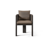 Palm Beach Aluminum Dining Chair | Aluminum Asteroid, Copacabana Midnight, Rope Dark Grey