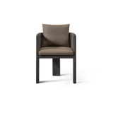 Palm Beach Aluminum Dining Chair | Aluminum Asteroid, Copacabana Midnight, Rope Dark Grey