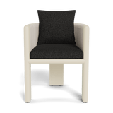 Palm Beach Aluminum Dining Chair | Aluminum Bone, Copacabana Midnight, Rope Shell