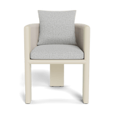 Palm Beach Aluminum Dining Chair | Aluminum Bone, Copacabana Sand, Rope Shell