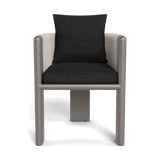 Palm Beach Aluminum Dining Chair | Aluminum Taupe, Copacabana Midnight, Rope Shell