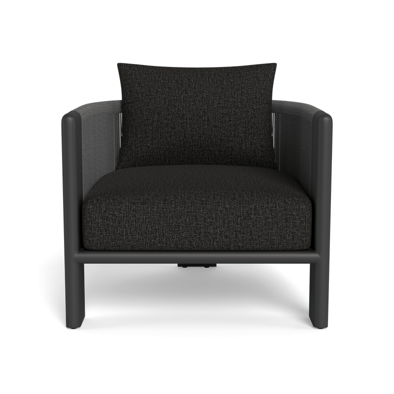 Palm Beach Aluminum Lounge Chair | Aluminum Asteroid, Copacabana Midnight, Rope Dark Grey