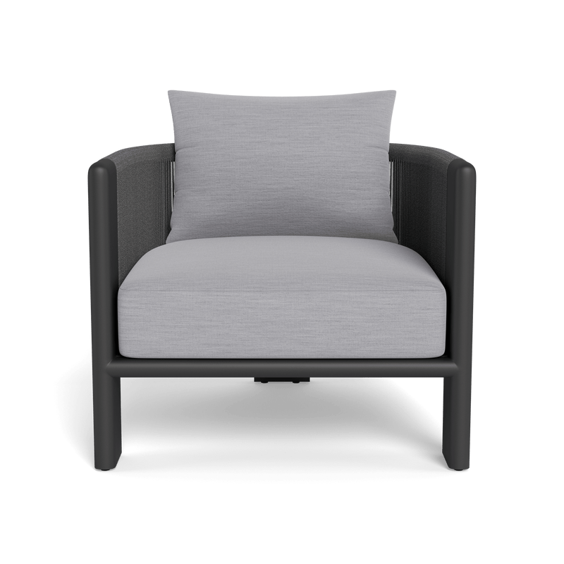 Palm Beach Aluminum Lounge Chair | Aluminum Asteroid, Panama Cloud, Rope Dark Grey