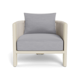 Palm Beach Aluminum Lounge Chair | Aluminum Bone, Panama Cloud, Rope Shell