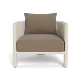 Palm Beach Aluminum Lounge Chair | Aluminum Bone, Panama Coco, Rope Shell